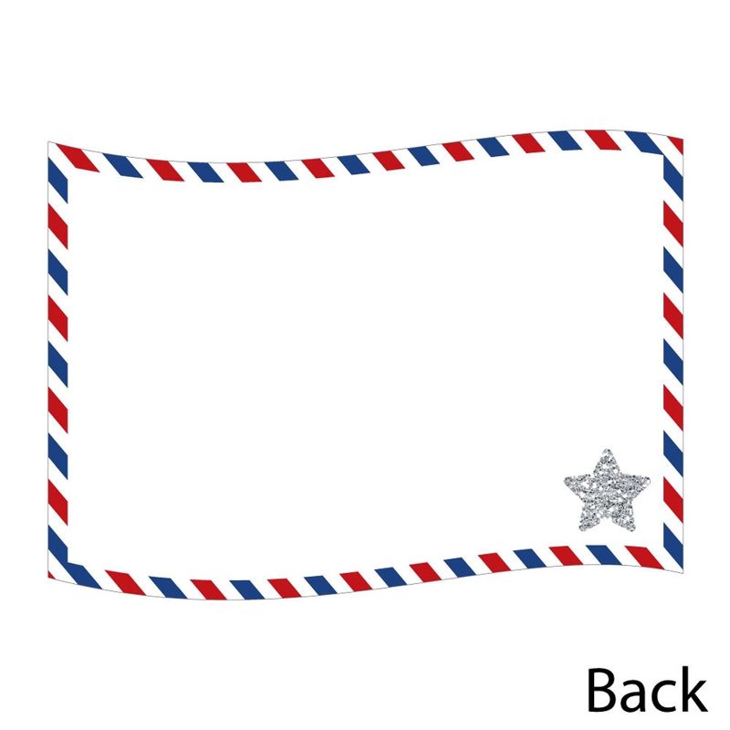 Big Dot of Happiness 4th of July - Shaped Thank You Cards - Independence Day Thank You Note Cards with Envelopes - Set of 12, 4 of 7
