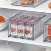 iDesign Stackable Storage Drawer for Fridge, Pantry, or Under Sinks, Set of 2, Clear, Made in USA - 3 of 4