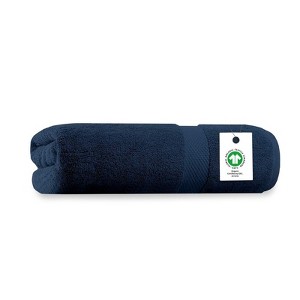 Delara Organic Cotton Luxuriously Plush Bath Sheet, GOTS & Oeko-TEX Certified, Soft, Quick Dry & Ultra-Absorbent 36"x70" - 1 of 4