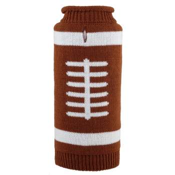 The Worthy Dog Touchdown Football Roll Neck Pullover Sweater