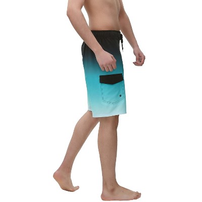 Rokka&Rolla Men's 9" Half Elastic Waist Board Swim Shorts -Ocean Gradient , size Large — фото 6