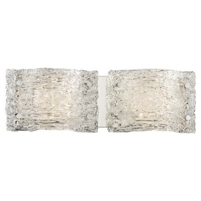 George Kovacs Lighting Forest Ice 2 - Light Vanity in  Chrome