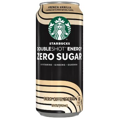 Starbucks Doubleshot Energy Zero Sugar French Vanilla - 15 fl oz