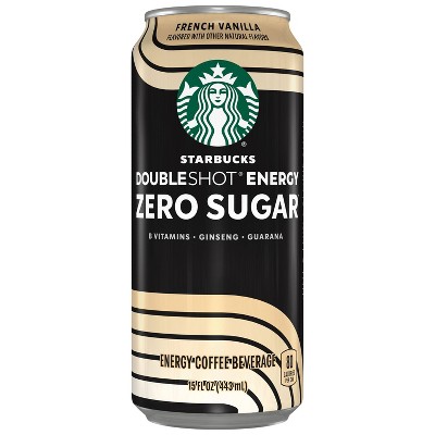 Starbucks Doubleshot Energy Zero Sugar French Vanilla - 15 fl oz