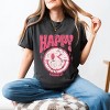 Simply Sage Market S.W.Smiley Pink Smiley Distressed Garment Dyed Tee - 2 of 4