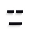 ChicFurnit Wall Shelf Set Floating Wood Shelves Invisible Brackets Hanging Shelf for Books Storage for Indoor Living Room, Black, 18.11"*4.92"*1.97" - 2 of 4