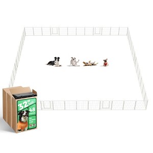 FXW Rollick Dog Playpen for Indoor, Yard, RV Camping, Panels for Puppy and Small Dogs│Patented - 1 of 4
