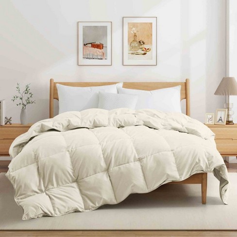 Fluffy feather comforter best sale