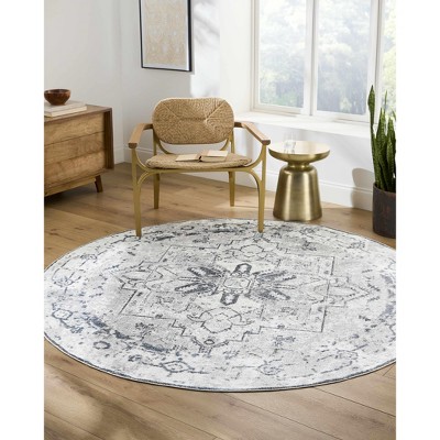 Hauteloom Hera Ivory Boutique Washable Rug
