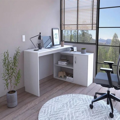 Ulsan Computer Desk White - Boahaus: Modern Office Furniture With ...