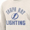NHL Tampa Bay Lightning Men's Long Sleeve Oat Crew Neck Fleece - 3 of 3