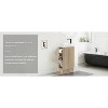 16 Inch Small Bathroom Vanity with Sink Combo, Floor Standing Bathroom Cabinet with 2 Toilet Paper Holders and Storage - 4 of 4