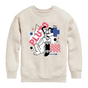 Boys' - Disney - Mickey & Friends Graphic Long Sleeve Fleece Sweatshirt - 1 of 4