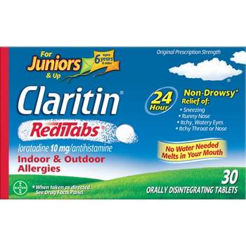 Children's Claritin Loratadine Allergy Relief 24 Hour Non-Drowsy RediTab Dissolving Tablets - 30ct