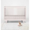 Bacati - Floral Coral Muslin 100 percent Cotton Universal Baby US Standard Crib or Toddler Bed Fitted Sheet - 4 of 4
