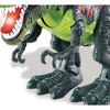 AZ  Import Tyrannosaurus T-Rex Dinosaur With Lights aAnd Sounds (Green) - 3 of 4