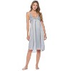 Casual Nights Women's Satin Lace Camisole Nightgown - 2 of 4