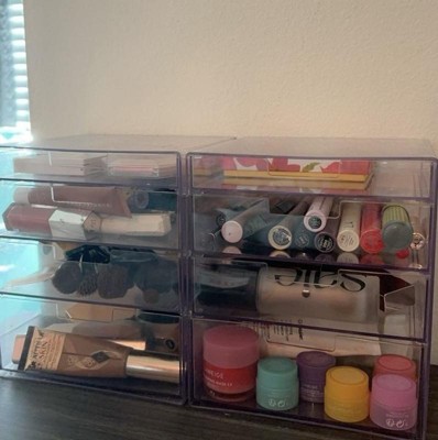 4 Drawer Stackable Countertop Organizer Clear - Brightroom™ : Target