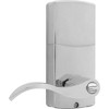 Honeywell Electronic Entry Lever Door Lock- Satin Nickel: Keyed Front Door Handle, Steel & Plastic, Requires 4 AA Batteries - 2 of 4