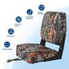 Garvee 2 Pack Boat Seats Low Back, Folding Fishing Boat Chair with Thickened Sponge Padding and Hinge for Sightseeing Boat, Speedboat, Canoe - 4 of 4