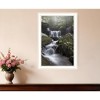 HomeRoots Ricketts Waterfall White Framed Print Wall Art - 2 of 4