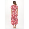 WEST K Women's Georgia Faux Wrap Dress with High-Low Hem and Tie Waist - 3 of 4