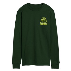 Men's - Avatar: The Last Airbender - Earth Kingdom Long Sleeve Graphic T-Shirt - 1 of 4