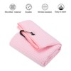 Unique Bargains Super Absorbent Waffle Pattern Tri-Fold Golf Towels with D Clips 3 Pcs - 3 of 4