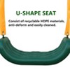 137.80“Metal Swing Set w/ Slide - 3 of 4