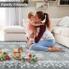 TROPOW Machine Washable Area Rug Modern Geometric Indoor Floor Carpet Non Slip Backing Rug Low Pile Area Rugs - 4 of 4