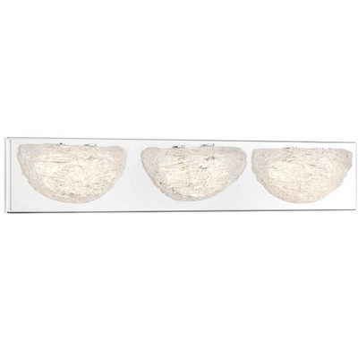 George Kovacs Lighting Modern Ice 3 - Light Vanity in  Chrome