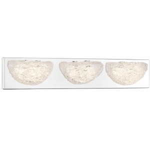 George Kovacs Lighting Modern Ice 3 - Light Vanity in  Chrome - 1 of 1