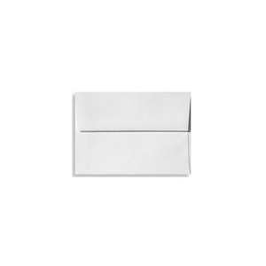 LUX A7 Invitation Envelopes 5 1/4 x 7 1/4 250/Box White Linen 4880-WLI-250 - 1 of 3