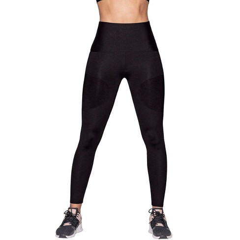 Leonisa High-Tech Active Legging with Compression Panels - Black L