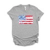 Simply Sage Market Watercolor Flag Coquette Short Sleeve Tee - 2 of 4