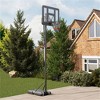 YONWAY Portable Basketball Hoop, 7.7-10' Height Adjustable Basketball Goal with 43" Shatterproof Backboard, Wheels,Fillable Base for Youth, Adults - 2 of 4