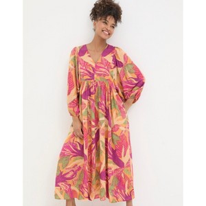 FatFace Women's Jocelyn Tropical Floral Midi Dress - 1 of 4