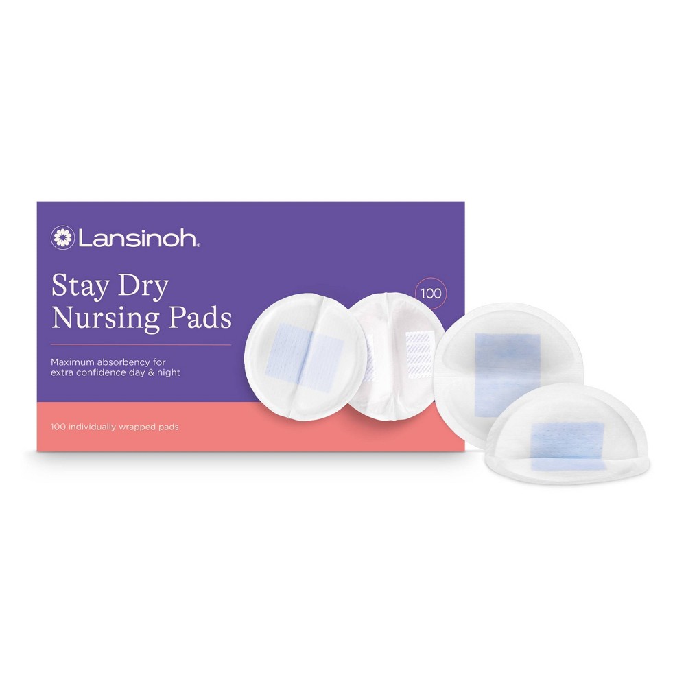 Photos - Baby Hygiene Lansinoh Stay Dry Disposable Nursing Pads - 100ct 