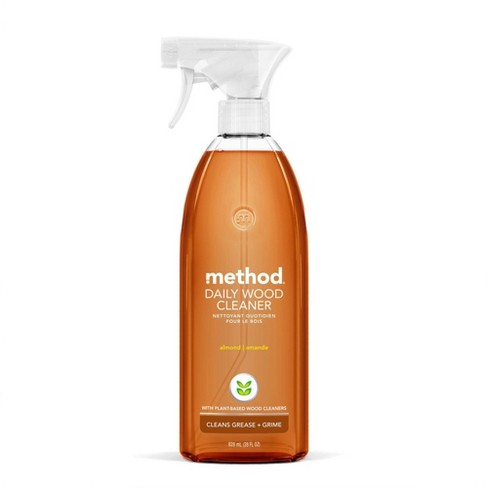 Method Almond Cleaning Products Daily Wood Cleaner Spray Bottle - 28 fl oz - image 1 of 4
