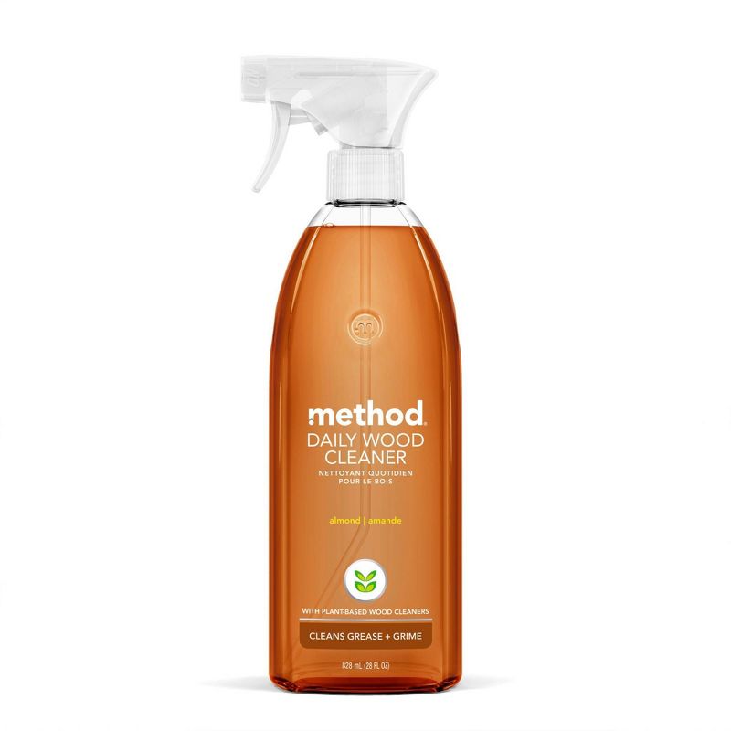 Method Almond Cleaning Products Daily Wood Cleaner Spray Bottle - 28 fl oz, 1 of 12