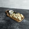 Set of 2 Sheesham Wood Server Tray with Marble Bowl by Foreside Home & Garden - 2 of 4