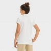 Girls' Short Sleeve Performance Uniform Polo Shirt - Cat & Jack™ - 2 of 3