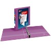 Avery Heavy-Duty View Binders, Orchid, 1" Slant Rings, Holds 250 Sheets (79272) - 2 of 4
