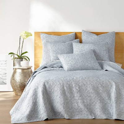 Twin Mandell quilt Set Light Blue - Homthreads