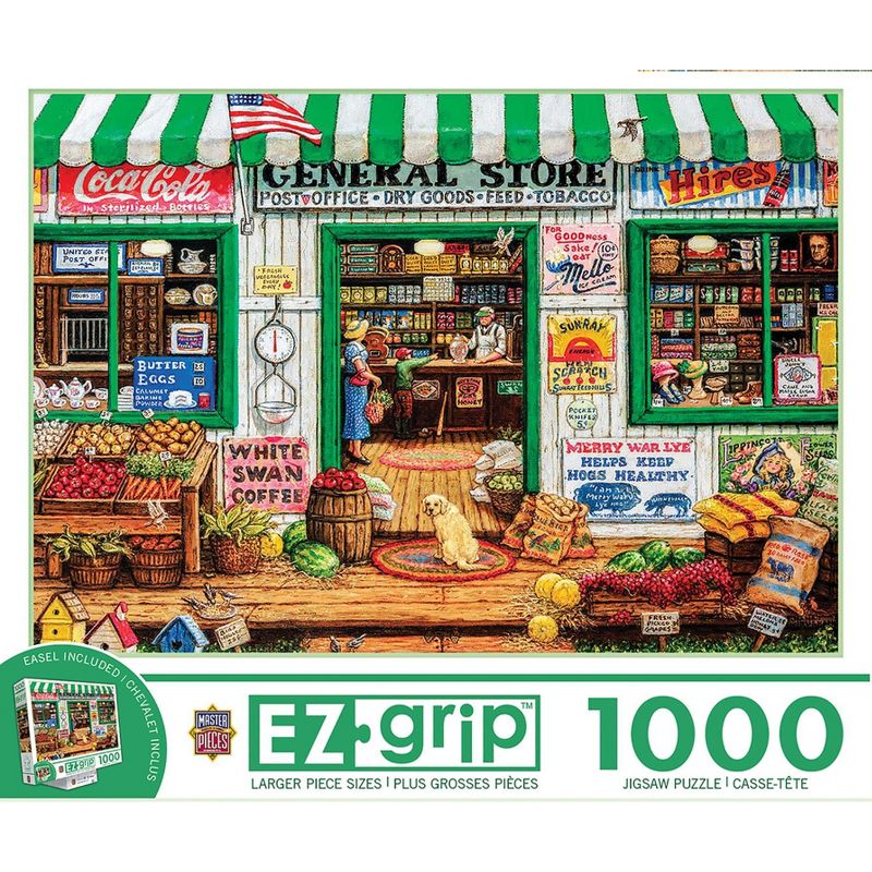 MasterPieces Inc General Store 1000 Piece Large EZ Grip Jigsaw Puzzle, 1 of 7