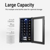 Yeego Small Wine Fridge Refrigerator, 28 Bottle Counter Top Wine Cooler - 2 of 4
