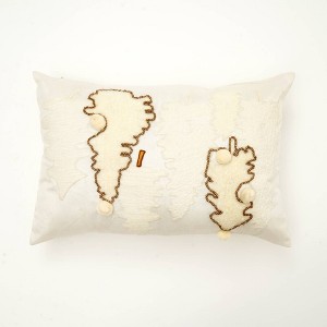SEVOBAL Bed Pillows Vibrant Festive Printed Throw Pillow for Seasonal Home Decor and Adding Cozy, Accent to Living Space, White, 24"*16"*2" - 1 of 4
