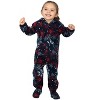 Footed Pajamas - Winter Whiteout Toddler Hoodie Fleece One Piece - 3 of 4