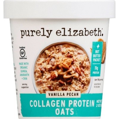 Purely Elizabeth Collagen Protein Oat Cup - Vanilla Pecan