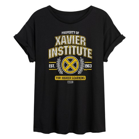 Women's - Marvel - X-Men Property Of Xavier Institute Oversized Graphic T-Shirt - image 1 of 4